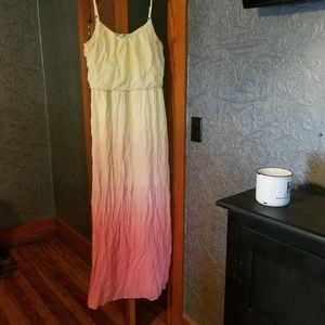 Maurices full length spaghetti strap dress. Medium